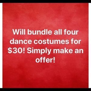 Four Dance Costume Bundle